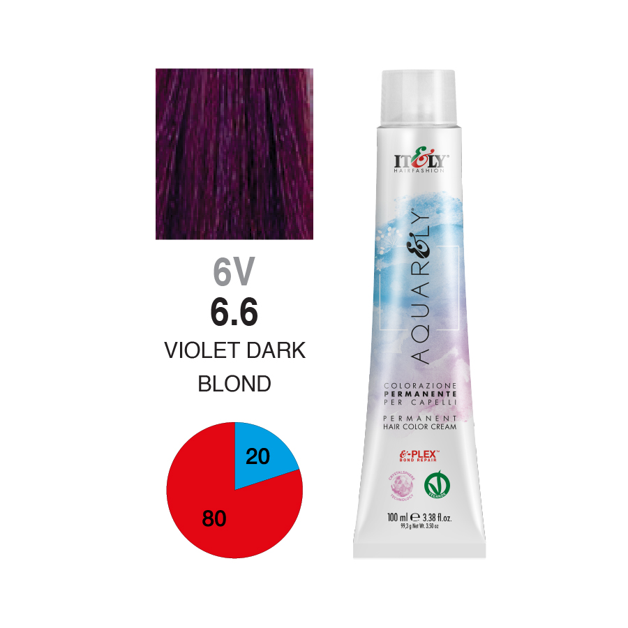 6V - 6.6 Violet Dark Blond