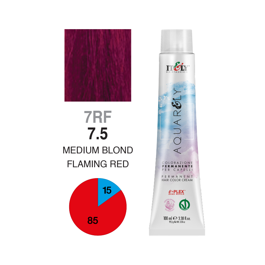 7RF - 7.5 Flaming Red Medium Blonde