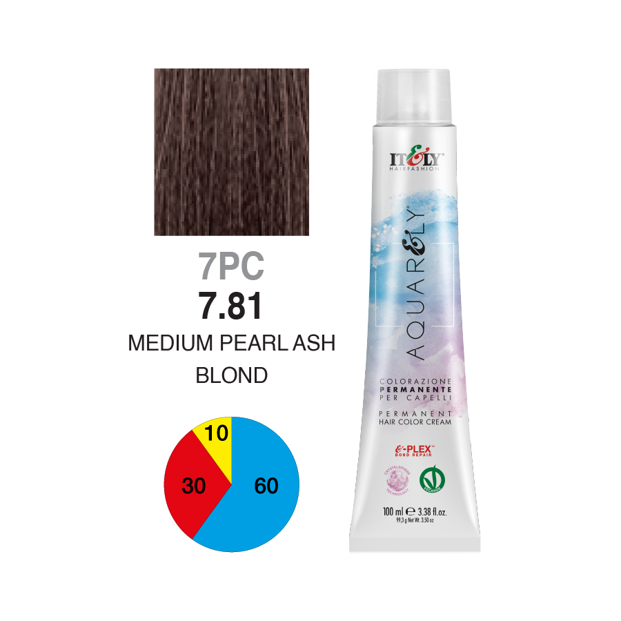 7PC - 7.81 Pearl Ash Medium Blond