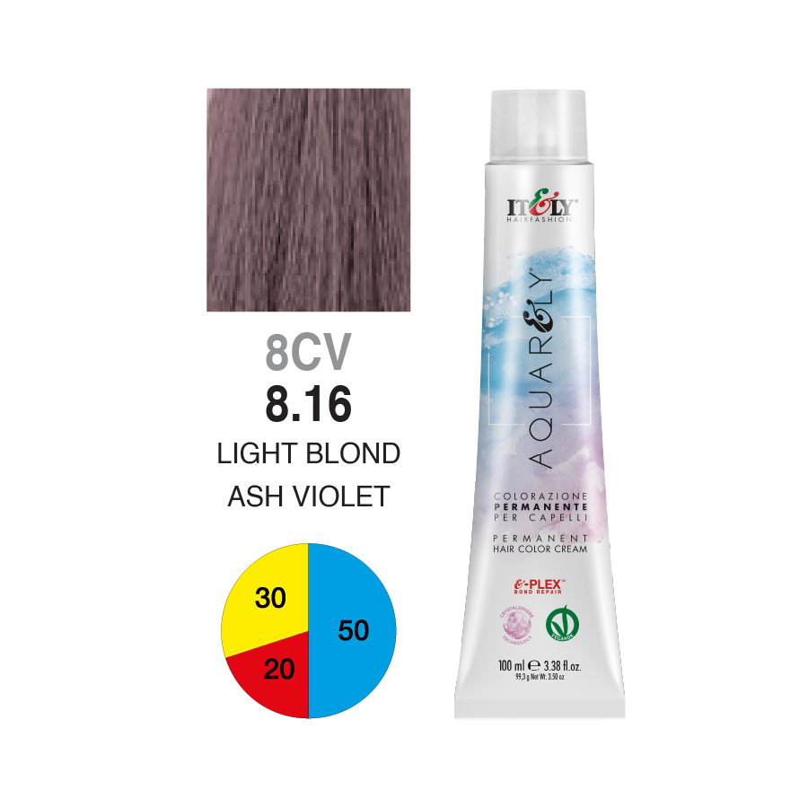 8CV - 8.16 Light Blond Ash Violet