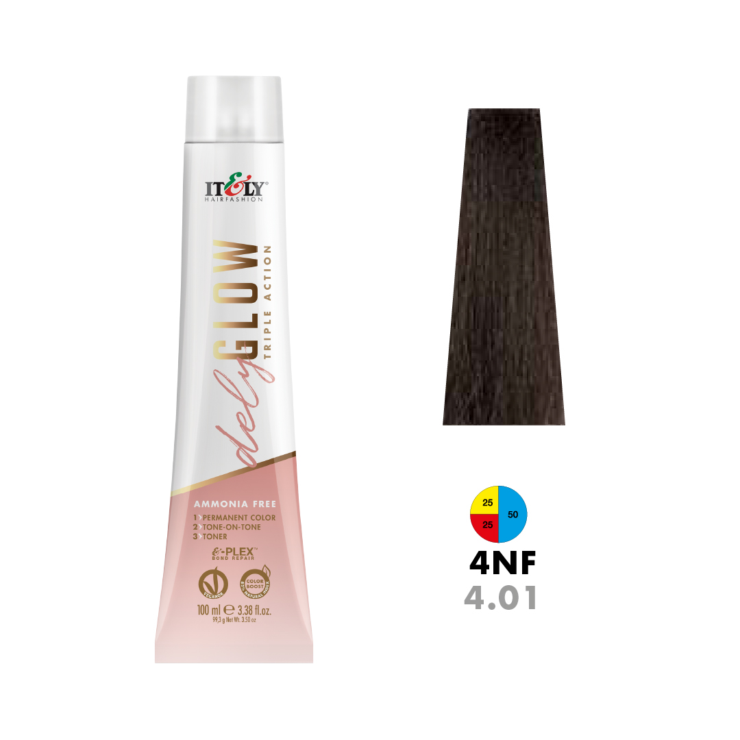 4NF - 4.01 Medium Brown Cool Natural 100ml