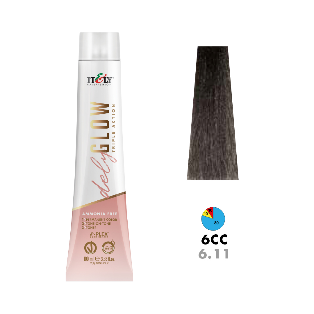 6CC - 6.11 Intense Ash Dark Blond 100ml