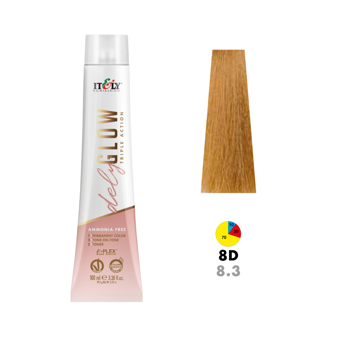 8D - 8.3 Light Gold Blond 100ml