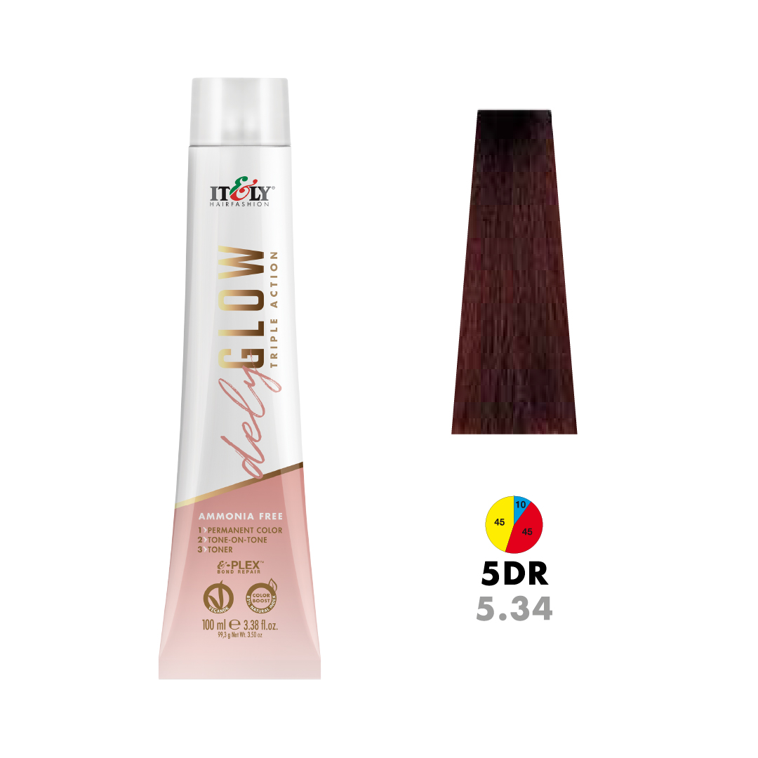 5DR - 5.34 Light Brown Golden Copper 100ml