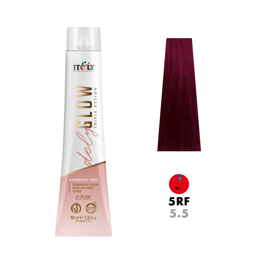 5RF - 5.5 Light Brown Flaming Red 100ml