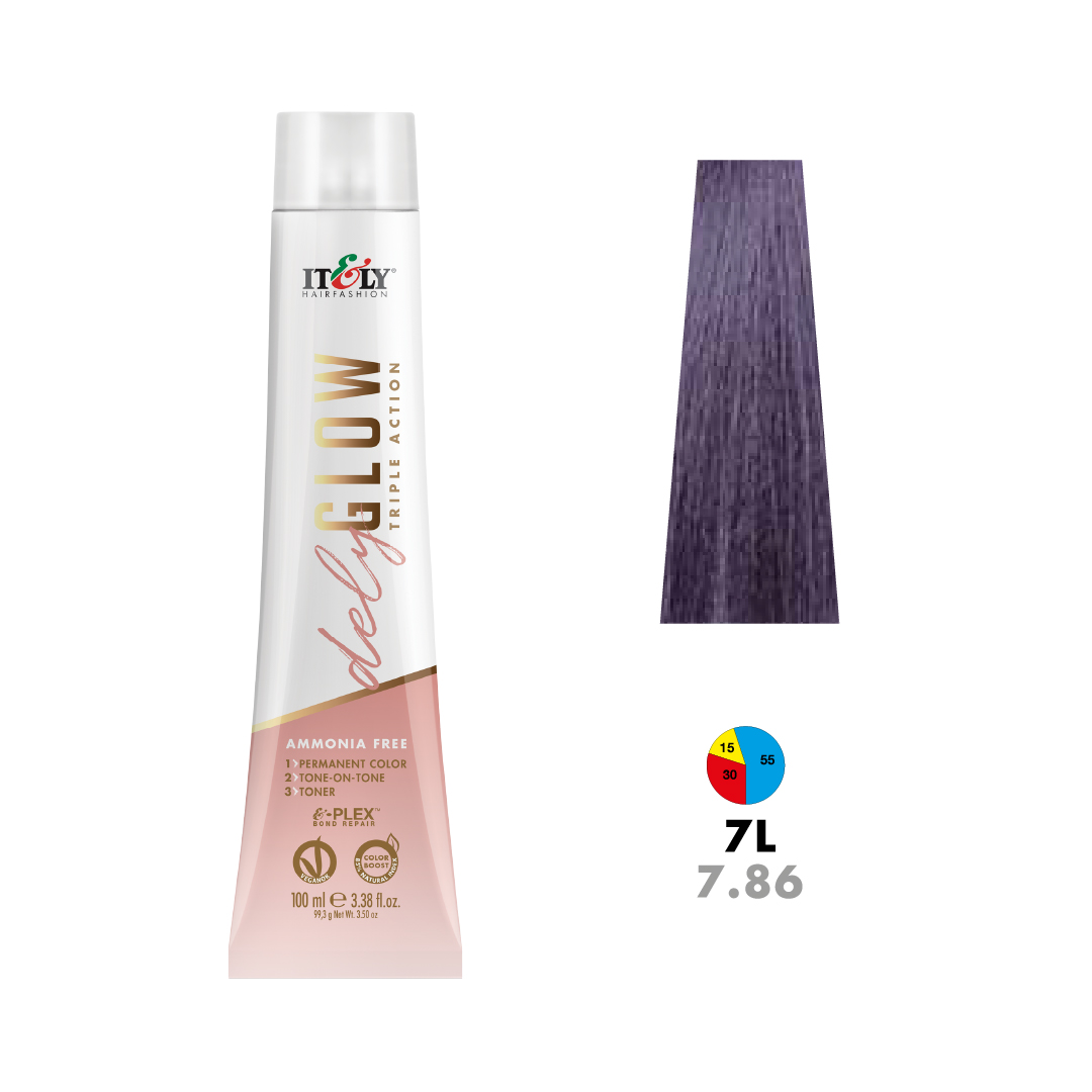 7L - 7.86 Lavender Medium Blond 100ml
