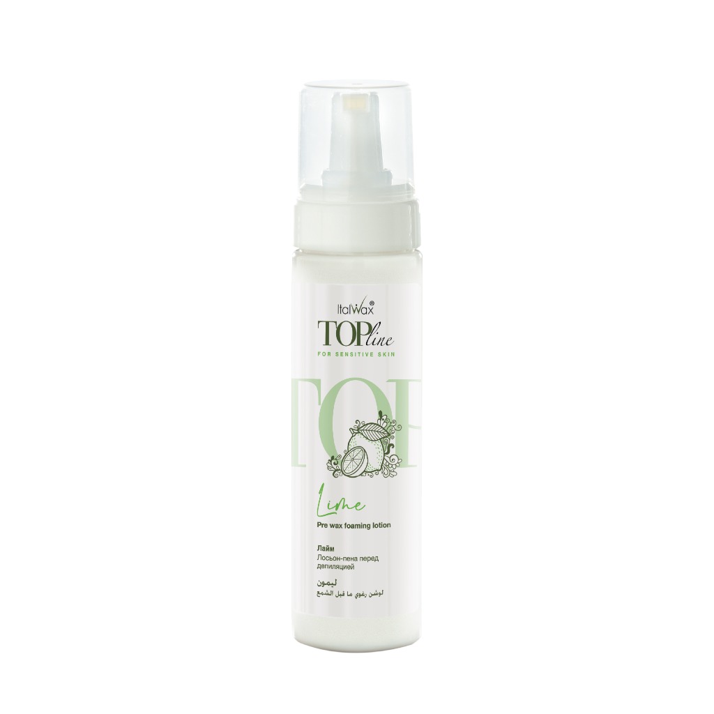 Italwax Top Line Pre Wax Foaming Lotion Lime