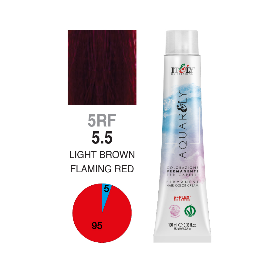 5RF - 5.5 Flaming Red Light Brown