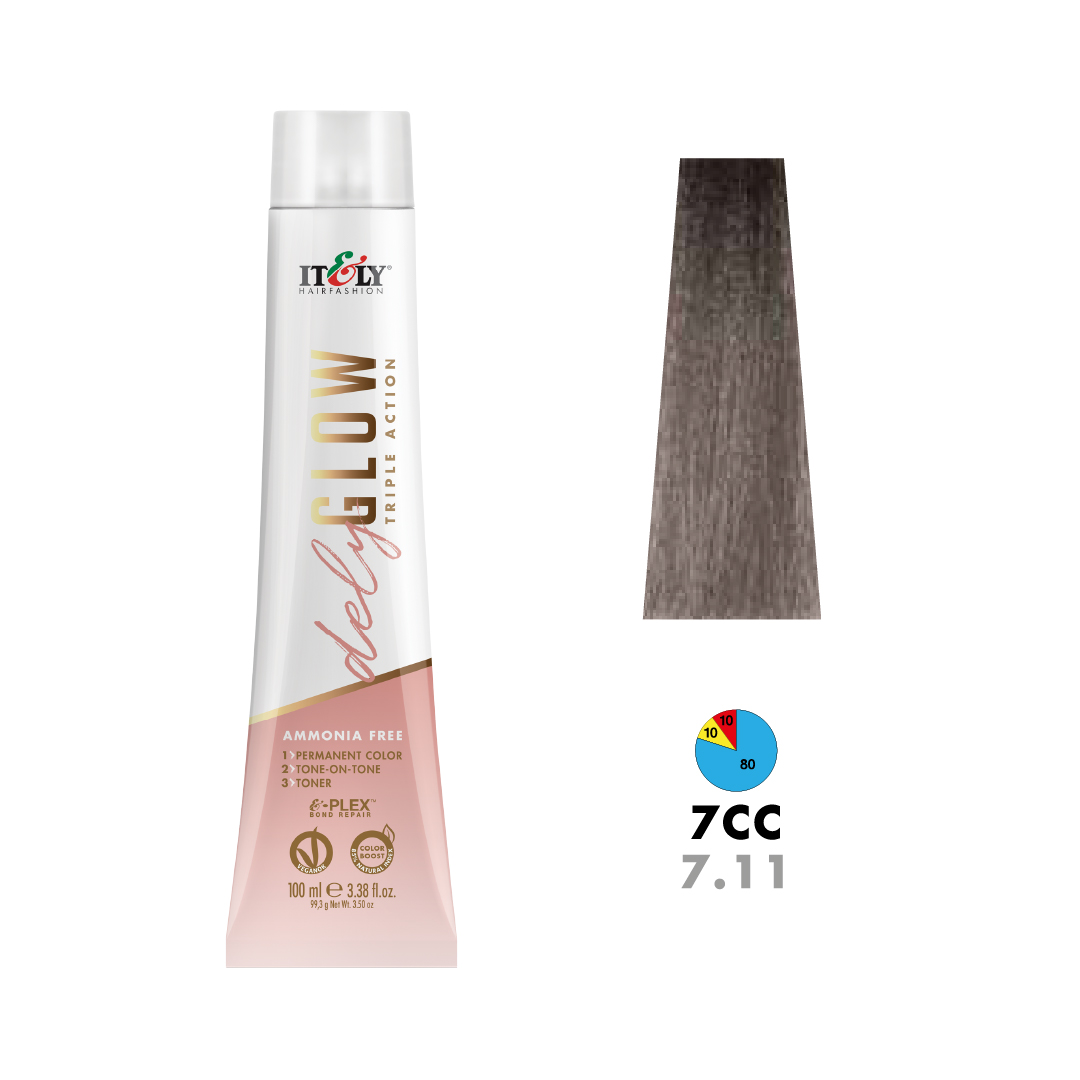 7CC - 7.11 Intense Ash Medium Blond 100ml