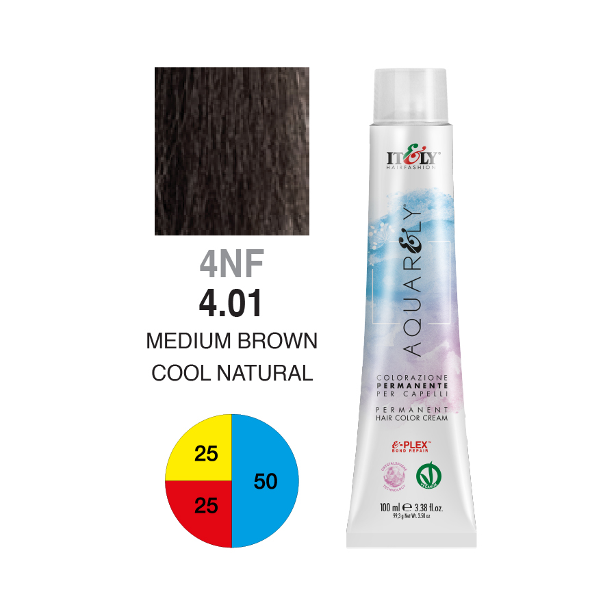 4NF - 4.01 Medium Brown Cool Natural