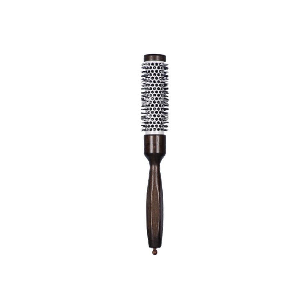 Itely Brush Brown Wood / Ceramic 1646BN - ø40