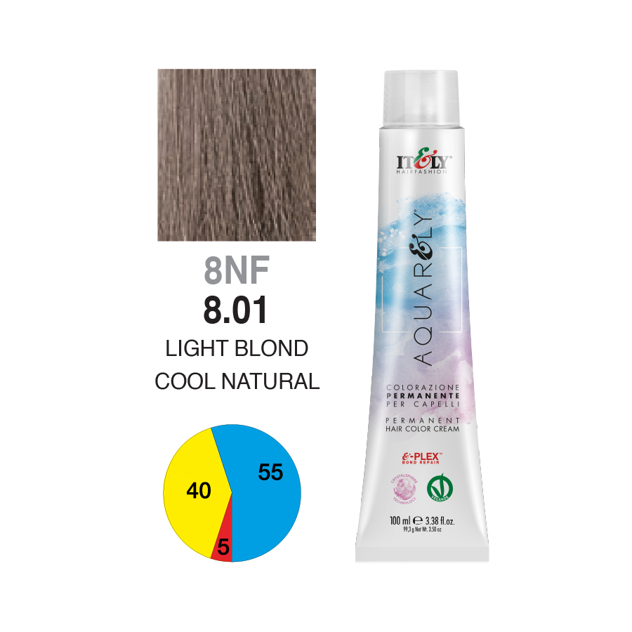 8NF - 8.01 Light Blond Cool Natural