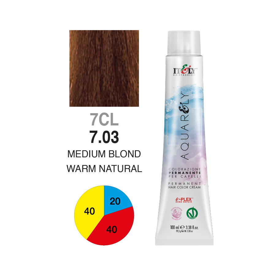 7CL - 7.03 Medium Blond Warm Natural