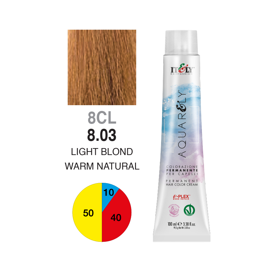 8CL - 8.03 Light Blond Warm Natural