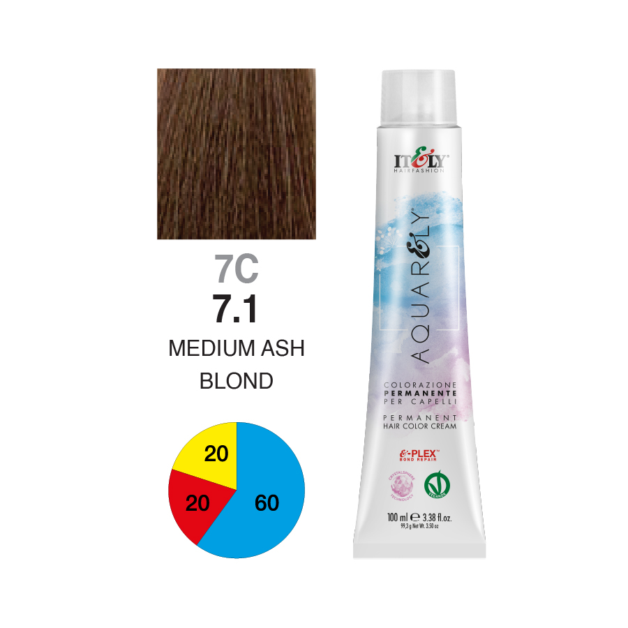 7C - 7.1 Medium Ash Blonde
