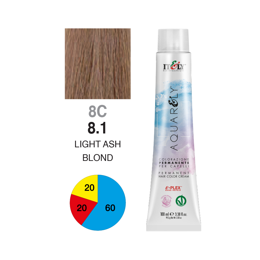 8C - 8.1 Light Ash Blonde